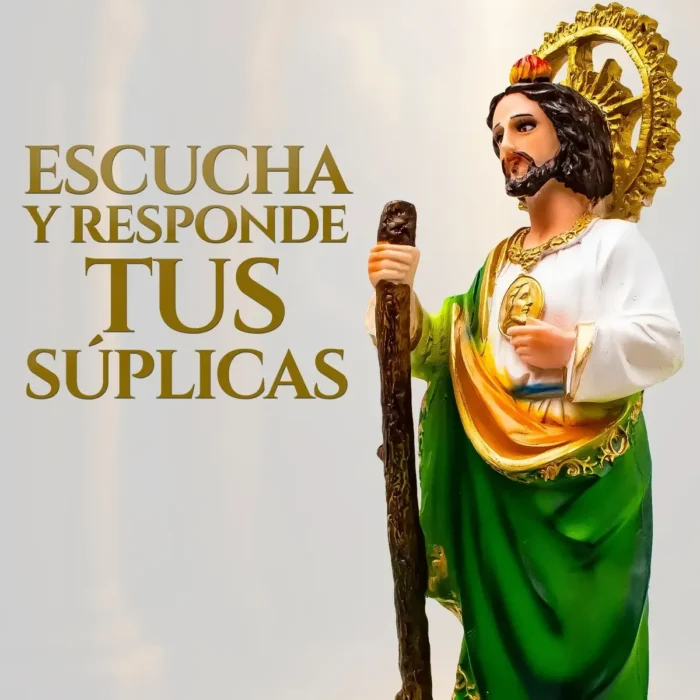 San Judas Tadeo 48 cm | Bastón de Abundancia y Fe - Image 2