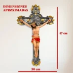 Crucifijo San Benito de Pared 47 cm | Protección del Hogar - Image 2