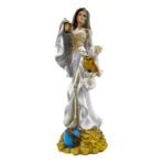 Santa Muerte Encarnada Plateada | Dinero y Éxito en Negocios