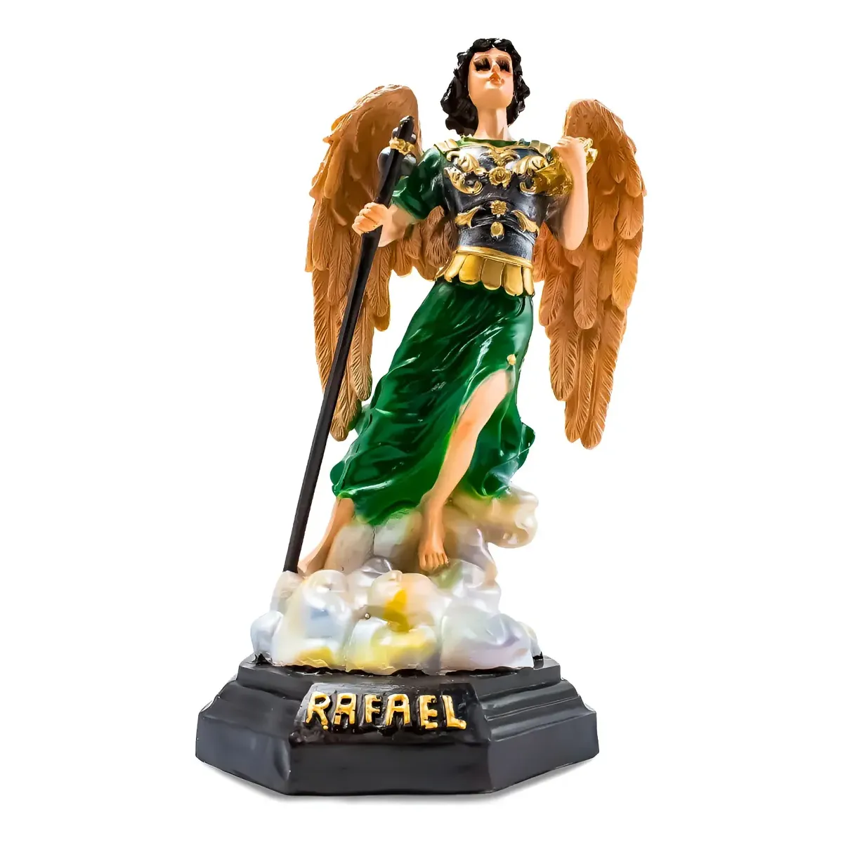 Arcángel San Rafael | Figura con Ojo de Vidrio Arcángel San Rafael | Figura con Ojo de Vidrio