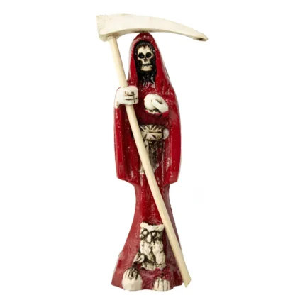 Santa Muerte Roja 10cm | Amor y Pasión