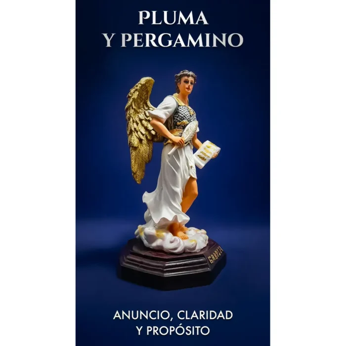 Arcángel San Gabriel | Figura con Ojo de Vidrio - Image 4