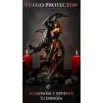 Figura Hada con Dragón Rojo | Resina y Protección Espiritual - Image 2