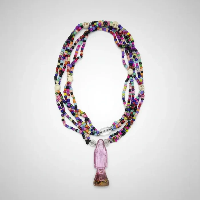 Mazo Santa Muerte Rosa | Superación de Miedos y Amor Propio 47 cm - Image 6