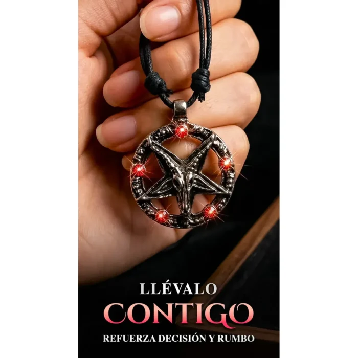 Collar Pentagrama Baphomet | Protección Energías Negativas - Image 4