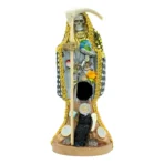 Santa Muerte Vestida 3 Metales | 15 cm