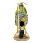 Santa Muerte Vestida 3 Metales | 15 cm