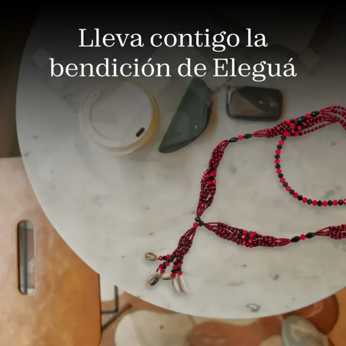 Mazo Eleguá de Cristal 6 Hilos (92 cm) | Collar Personal Santería - Image 6