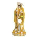Santa Muerte Vestida Amarilla 30cm | Poder y Fe | Curada