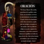 Santa Muerte Reversible Manto Mágico 70cm - Image 6