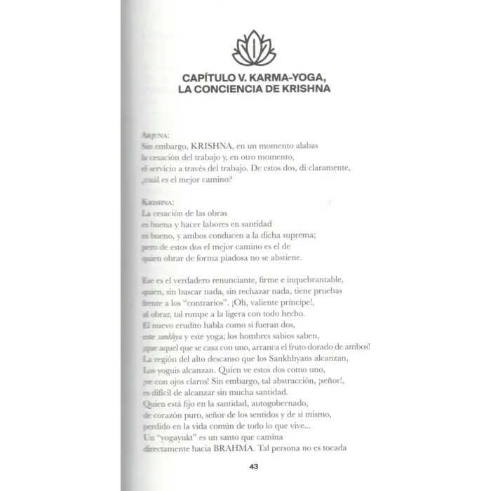 Bhagavad Gita | El Canto del Señor y Sabiduría Eterna | Editorial EMU - Image 7