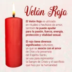 Velón Rojo de Parafina Aromática | Ritual de Amor y Atracción - Image 3