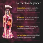 Santa Muerte Rosa Vestida 24 cm | Amor, Amarres y Armonía - Image 8