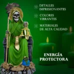 Santa Muerte Suprema Verde | Ritualizada para Justicia y Leyes - Image 6