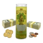 Veladora de Gel Santa Muerte Fortuna | Prosperidad y Dinero - Image 2