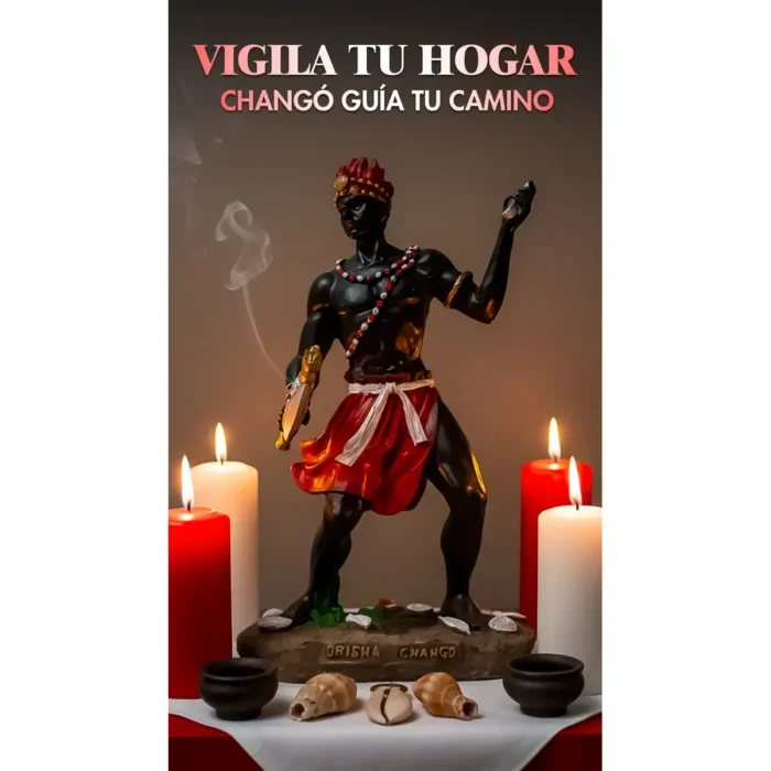 Figura de Changó Orisha | Protección y Vigilancia del Hogar - Image 5