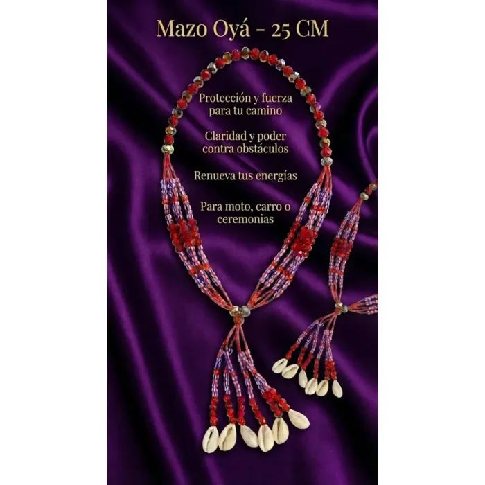 Mazo de Oyá con Caracoles | Collar de Gala | Santería y Osha - Image 3