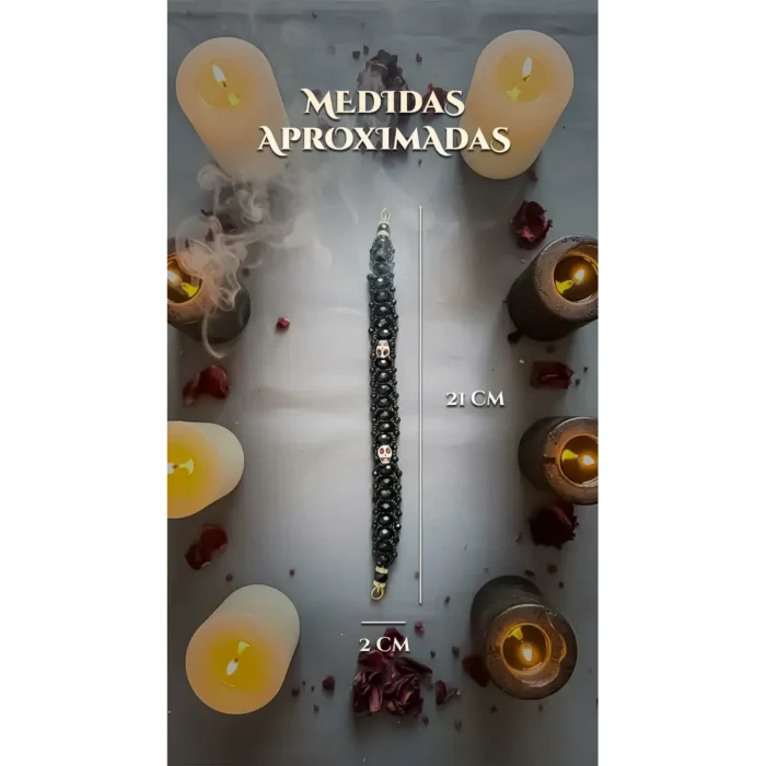 Pulsera de Muerto con Calaveras | Resguardo de Protección - Image 6