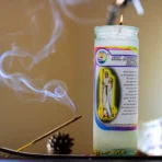 Veladora de Gel Santa Muerte Blanca | Paz, Armonía y Salud - Image 10