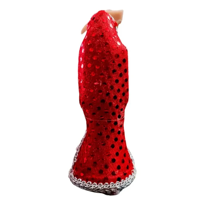 Santa Muerte Roja Vestida 15 cm | Amor y Pasión - Image 2