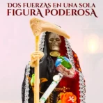 Santa Muerte Vestida Reversible 30cm | Curada y Preparada - Image 3