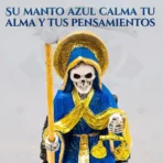 Santa Muerte Azul Suprema | Justicia, Sabiduría y Paz | Curada - Image 6