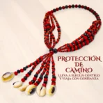 Mazo de Eleguá Protector | Abre Caminos y Cuida Rutas | Rojo y Negro - Image 5