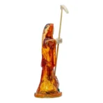 Santa Muerte Roja Transparente 15cm | Sanación y Salud - Image 4