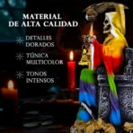 Santa Muerte 7 Potencias Suprema | Con Búho | Curada - Image 6