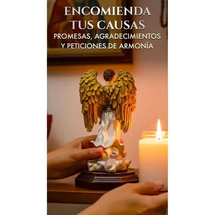 Arcángel San Gabriel | Figura con Ojo de Vidrio - Image 5