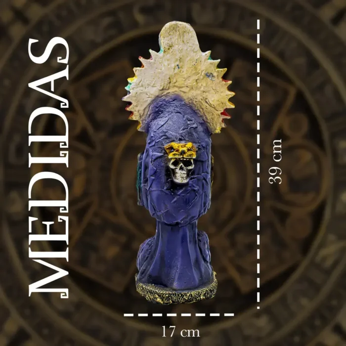 Santa Muerte Azteca Jaguar | Protección Guerrera | Curada - Image 3