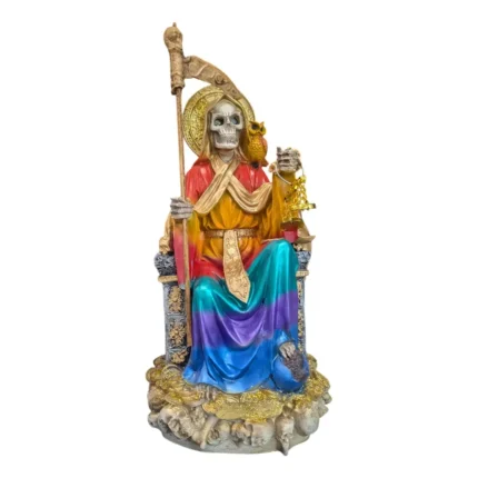 Santa Muerte 7 Potencias Suprema | Con Búho | Curada