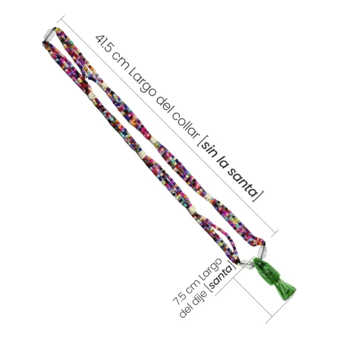 Mazo Santa Muerte Verde | Justicia y Litigios | Ritual Curado - Image 3