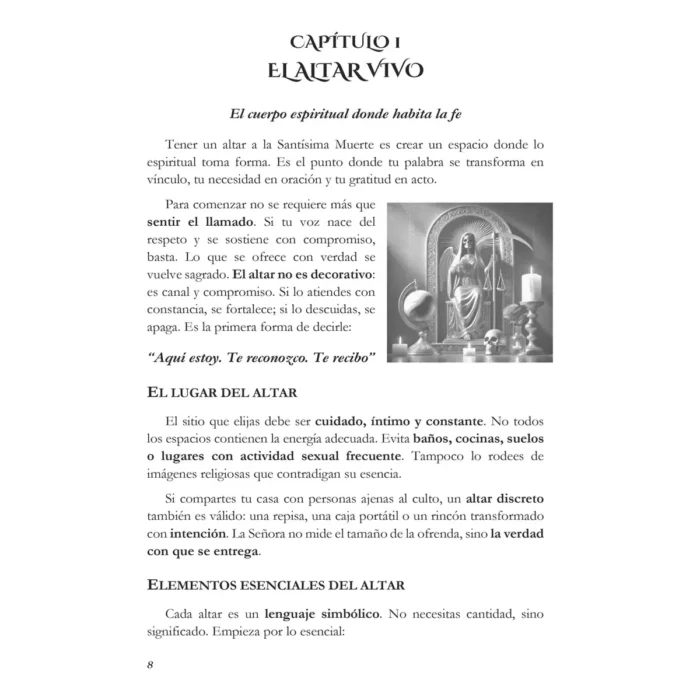 Libro Santísima Muerte Vol. 1 | Editorial Tarot Felix | Rituales - Image 8