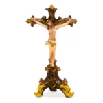 Crucifijo Católico de Buró | Altar de Mesa y Oración