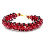 Pulsera Eleguá y Lucero | Abre Caminos Roja y Negra