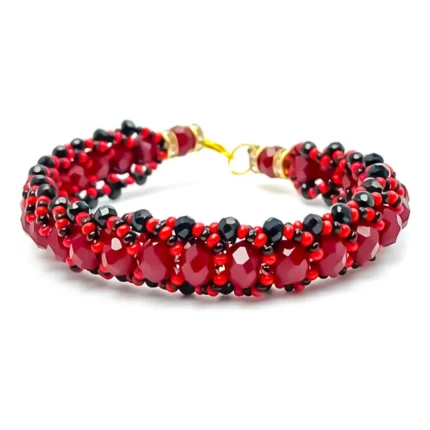 Pulsera Eleguá y Lucero | Abre Caminos Roja y Negra