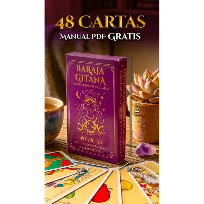 Baraja Gitana | 48 Cartas | Tarot Felix Ediciones - Image 2