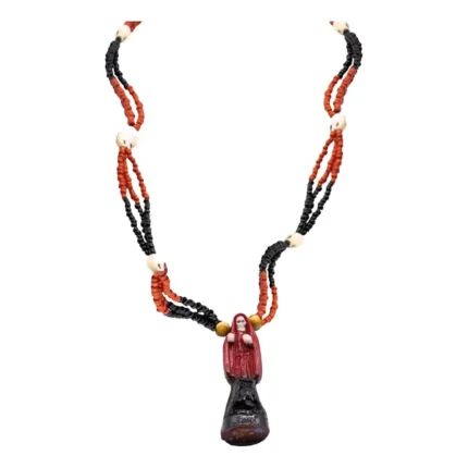Mazo Santa Muerte Reversible | Contra Envidias y Daños 47 cm