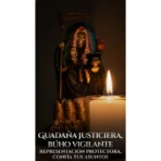 Santa Muerte Azteca Sentada Negra | Defensa y Protección - Image 3