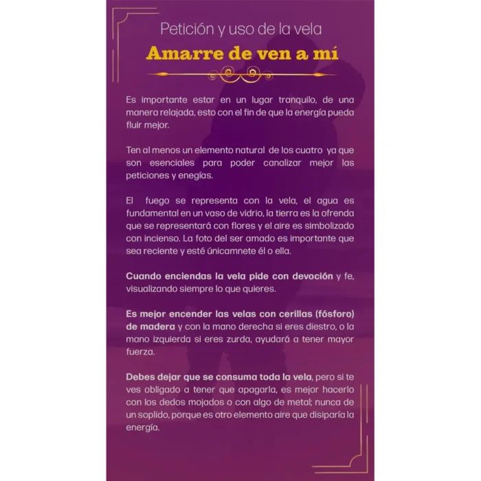 Veladora de Gel Ven a Mí | Amarre, Amor y Dominio de Pareja - Image 9