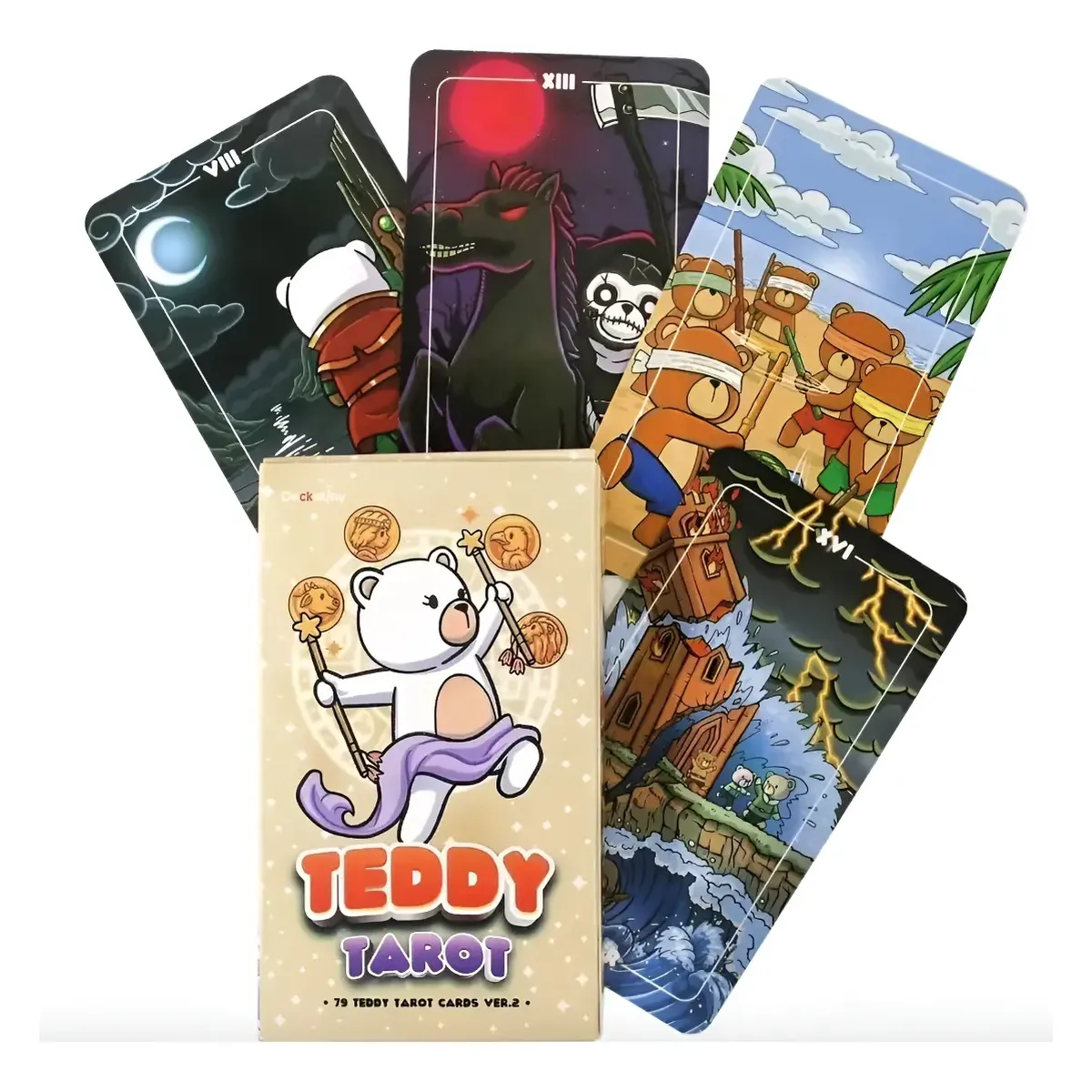 Teddy Tarot | Tarot de los Ositos Teddy | Edición Pocket Teddy Tarot | Tarot de los Ositos Teddy | Edición Pocket