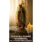 Virgen de Guadalupe 41 cm | Resina Coronada para Altar - Image 3