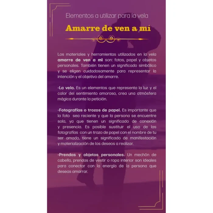 Veladora de Gel Ven a Mí | Amarre, Amor y Dominio de Pareja - Image 10