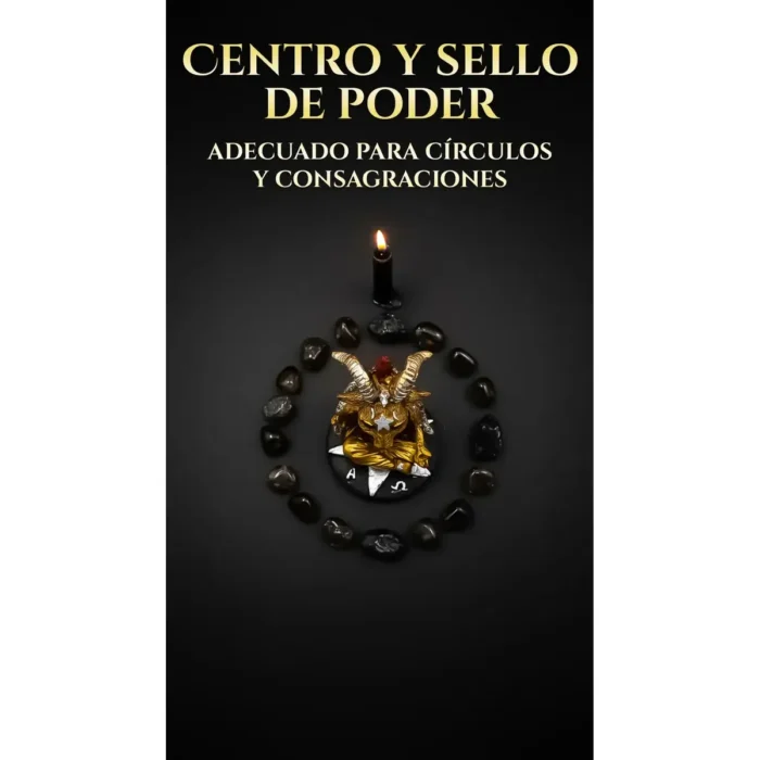 Baphomet Dorado | Símbolo de Magia, Poder y Equilibrio 14 cm - Image 3