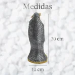 Santa Muerte Plateada 30 cm | Éxito, Abundancia y Suerte - Image 3
