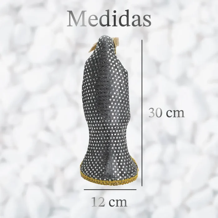 Santa Muerte Plateada 30 cm | Éxito, Abundancia y Suerte - Image 3