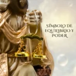 Santa Muerte Hueso Suprema Sentada Con Búho | Curada - Image 3