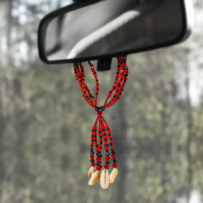 Mazo de Eleguá Protector | Abre Caminos y Cuida Rutas | Rojo y Negro - Image 7