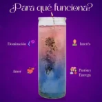 Veladora de Gel Doblegado a mis Pies | Amarre y Amor Intenso - Image 2